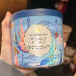 Bath and Body Works Sea Salt Sails 3 Wick Candle